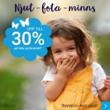 Nu kan du skapa personliga fotoböcker, förstoringar och fotopresenter av dina sommarbilder!