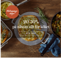 Upp till 50% seniorrabatt på kök, inredning och servering hos Cervera