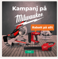 Rabatt på allt ifrån Milwaukee hos Verktygsproffsen