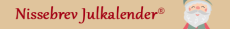 Spara 10 % på Nissebrev Julkalender & miniatyrer
